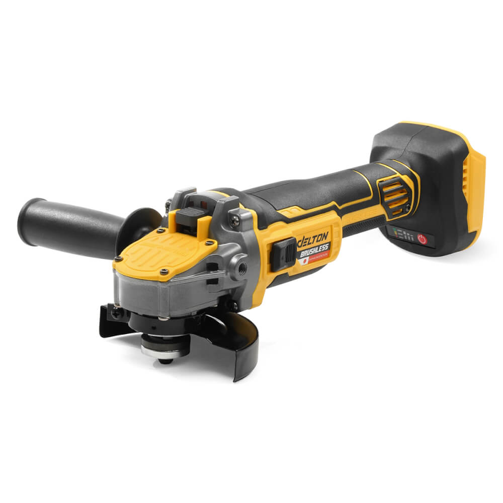 เครื่องเจียรไร้สาย (พร้อมแบตเตอรี่ MK-SERIES) DELTON รุ่น DXR-119 4 นิ้ว 20 โวลต์